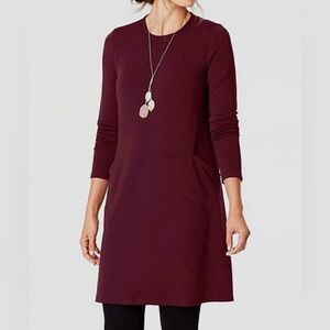Pure Jill Purple Sweater dress